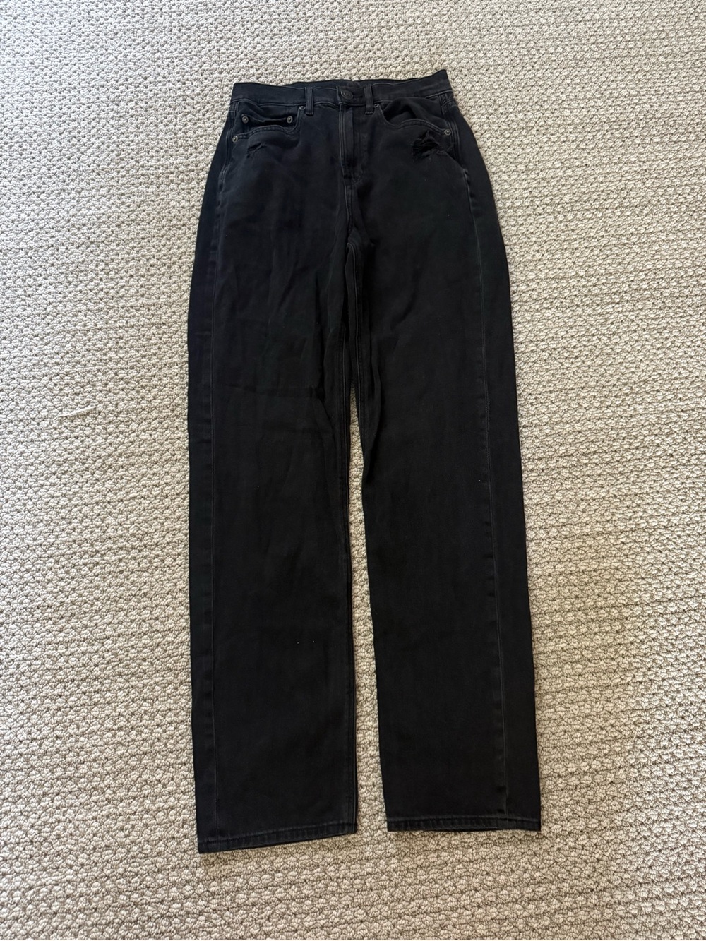 American Eagle Black Straight Jeans